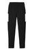 Sport-Tek PST800 Mens Travel Pants w/ Pockets Black/White Flat Front