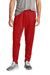 Sport-Tek PST800 Mens Travel Pants w/ Pockets Deep Red/White Model Front