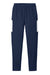 Sport-Tek PST800 Mens Travel Pants w/ Pockets True Navy Blue/White Flat Front