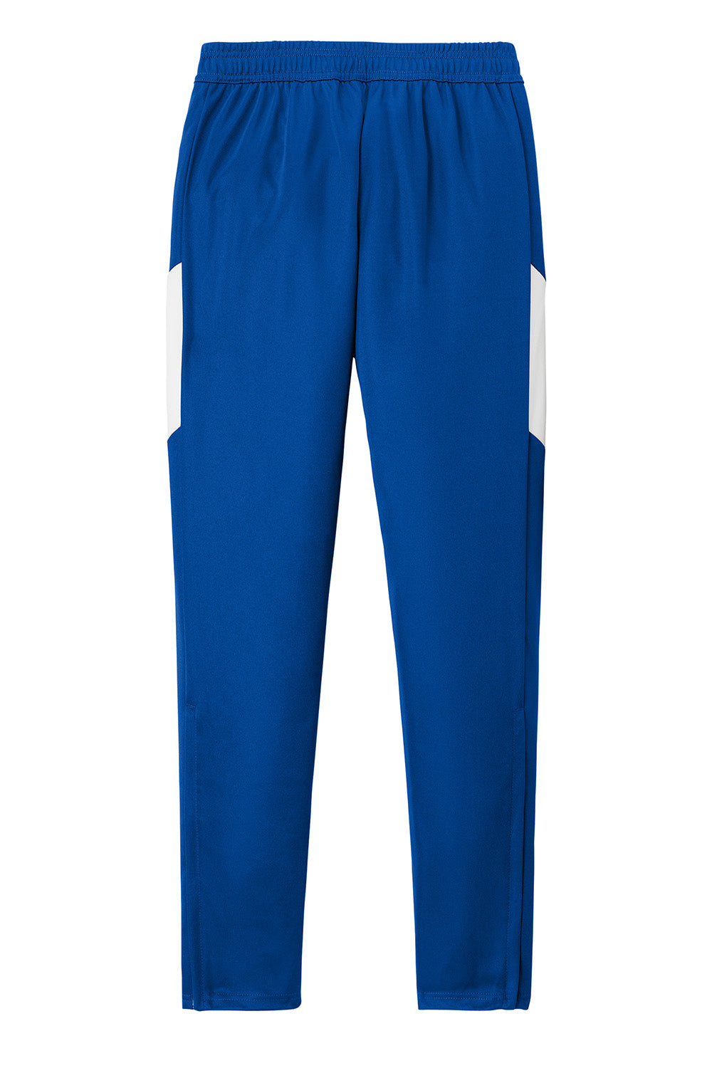 Sport-Tek PST800 Mens Travel Pants w/ Pockets True Royal Blue/White Flat Back