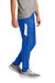 Sport-Tek PST800 Mens Travel Pants w/ Pockets True Royal Blue/White Model Side