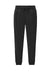 Sport-Tek PST858 Mens Sport-Wick Stretch Jogger Sweatpants w/ Pockets Black Flat Front