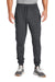 Sport-Tek PST858 Mens Sport-Wick Stretch Jogger Sweatpants w/ Pockets Charcoal Grey Model Front