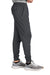 Sport-Tek PST858 Mens Sport-Wick Stretch Jogger Sweatpants w/ Pockets Charcoal Grey Model Side