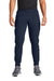 Sport-Tek PST871 Mens Circuit Jogger Sweatpants w/ Pockets True Navy Blue Model Front