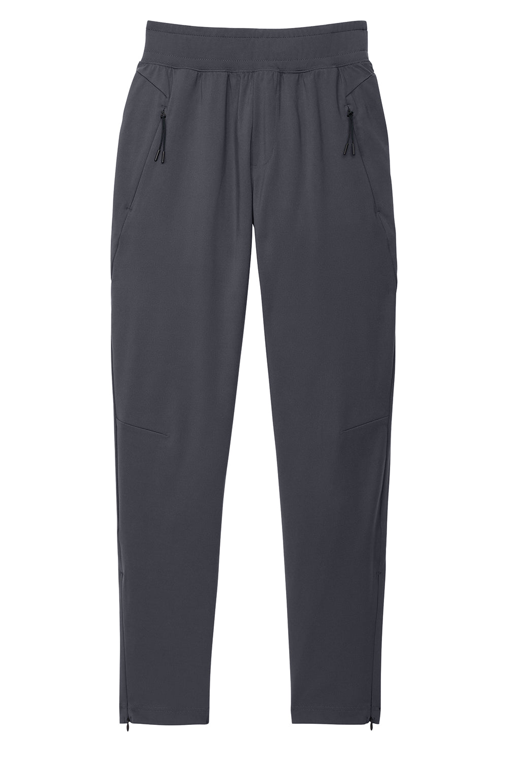 Sport-Tek PST871 Mens Circuit Jogger Sweatpants w/ Pockets Graphite Grey Flat Front