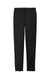 Sport-Tek PST95 Mens Tricot Track Pants w/ Pockets Black Flat Back