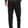 Sport-Tek Mens Tricot Track Pants w/ Pockets - Black