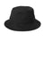 Port Authority PWSH2 Mens Bucket Hat Black Flat Front