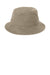 Port Authority PWSH2 Mens Bucket Hat Khaki Flat Front