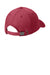 Port Authority PWU Adjustable Hat Berry Red Flat Back