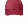 Port Authority Mens Adjustable Hat - Berry Red