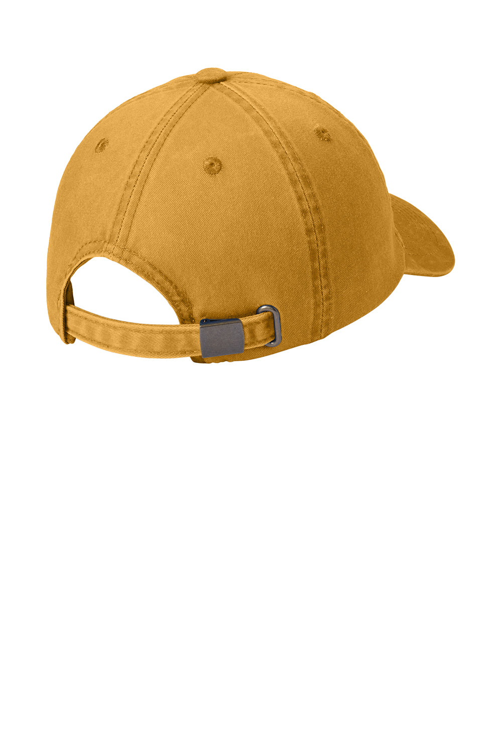 Port Authority PWU Adjustable Hat Dandelion Yellow Flat Back