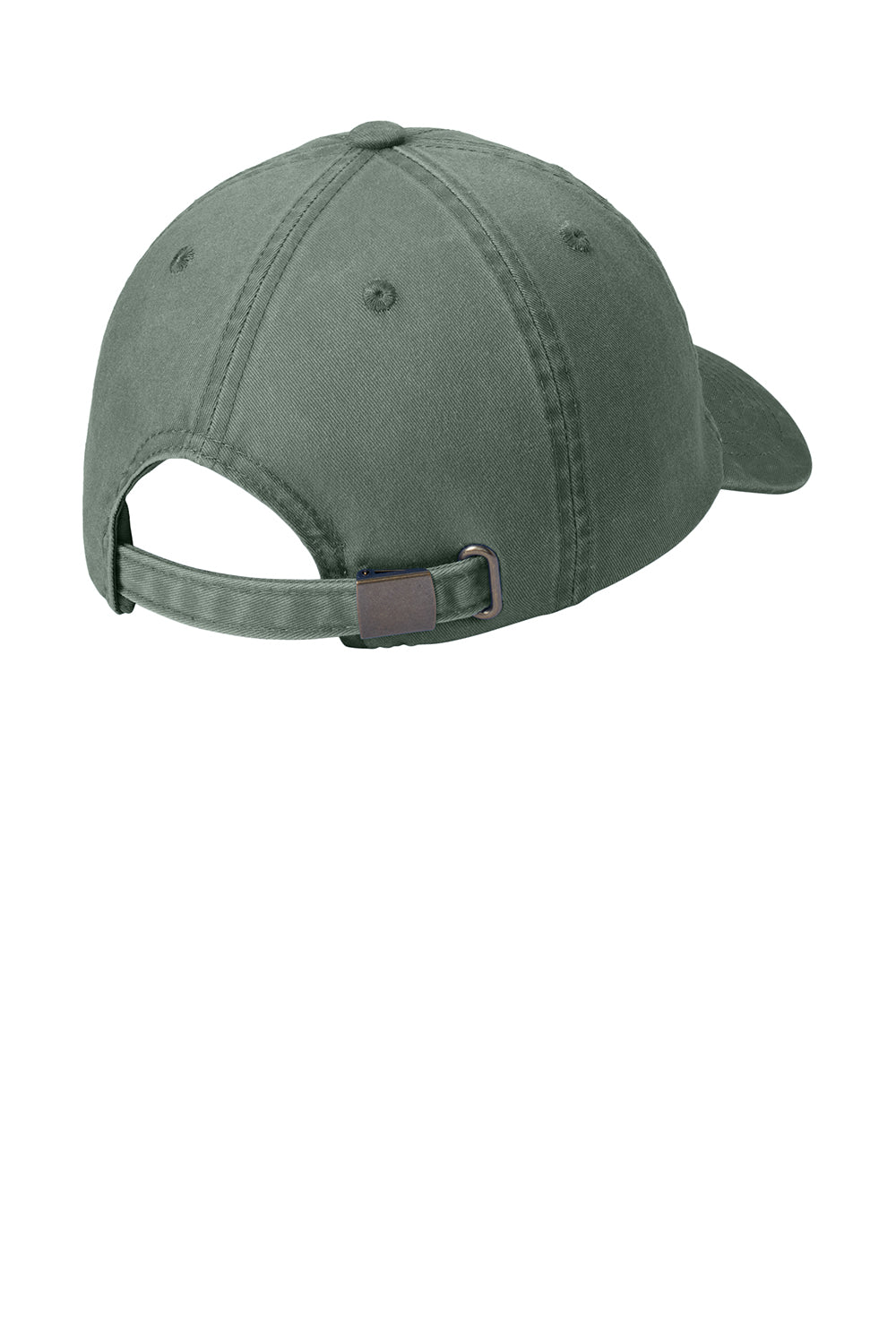 Port Authority PWU Adjustable Hat Green Flat Back