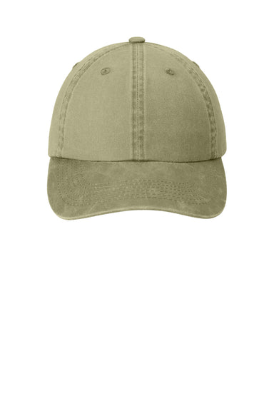 Port Authority PWU Adjustable Hat Khaki Flat Front