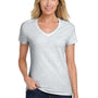 Hanes Womens Nano-T Short Sleeve V-Neck T-Shirt - Ash Grey