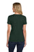 Hanes S04V Womens Nano-T Short Sleeve V-Neck T-Shirt Deep Forest Green Model Back