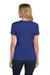 Hanes S04V Womens Nano-T Short Sleeve V-Neck T-Shirt Deep Royal Blue Model Back