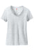 Hanes S04V Womens Nano-T Short Sleeve V-Neck T-Shirt Ash Grey Flat Front