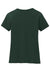 Hanes S04V Womens Nano-T Short Sleeve V-Neck T-Shirt Deep Forest Green Flat Back