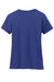 Hanes S04V Womens Nano-T Short Sleeve V-Neck T-Shirt Deep Royal Blue Flat Back