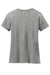 Hanes S04V Womens Nano-T Short Sleeve V-Neck T-Shirt Light Steel Grey Flat Back