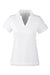 Spyder S16519 Womens Freestyle Short Sleeve Polo Shirt White Flat Front