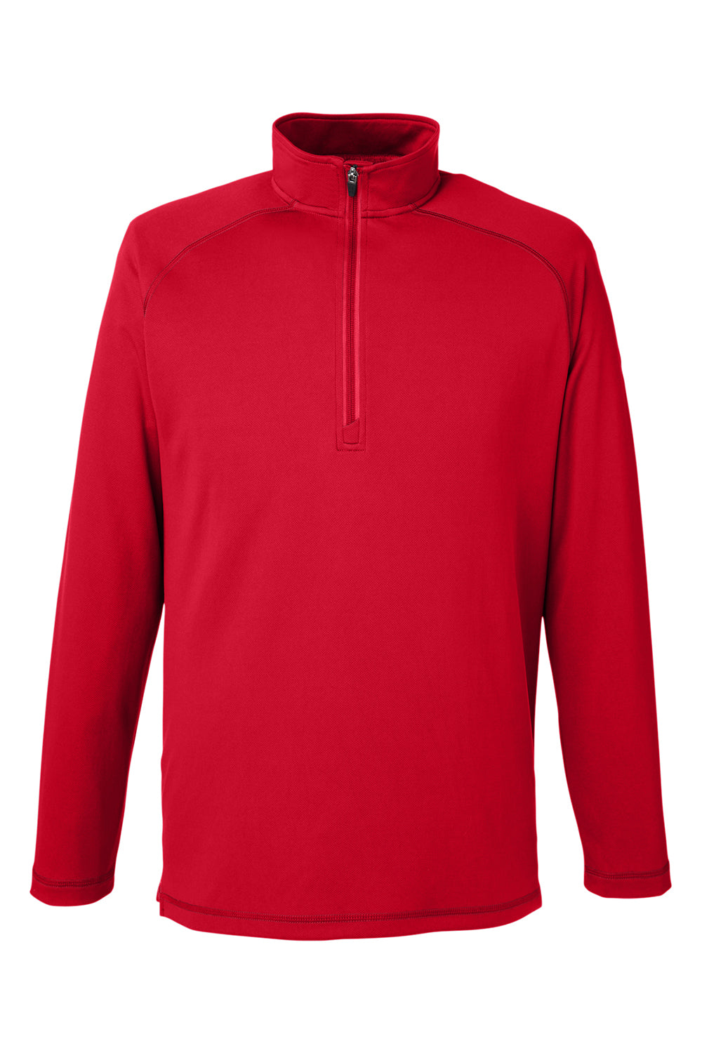 Spyder S16797 Mens Freestyle 1/4 Zip Sweatshirt Red Flat Front