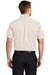 Port Authority S508/TLS508 Mens Easy Care Wrinkle Resistant Short Sleeve Button Down Shirt w/ Pocket Light Stone Model Back