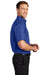 Port Authority S508/TLS508 Mens Easy Care Wrinkle Resistant Short Sleeve Button Down Shirt w/ Pocket Royal Blue Model Side