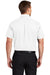 Port Authority S508/TLS508 Mens Easy Care Wrinkle Resistant Short Sleeve Button Down Shirt w/ Pocket White Model Back