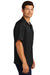 Port Authority S535 Mens Easy Care Stain Resistant Short Sleeve Button Down Camp Shirt w/ Pocket Black Model Side