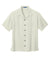 Port Authority S535 Mens Easy Care Stain Resistant Short Sleeve Button Down Camp Shirt w/ Pocket Ivory Flat Front