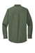 Port Authority S608/TLS608/S608ES Mens Easy Care Wrinkle Resistant Long Sleeve Button Down Shirt w/ Pocket Clover Green Flat Back