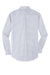 Port Authority S639 Mens Easy Care Wrinkle Resistant Long Sleeve Button Down Shirt w/ Pocket White Flat Back