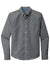 Port Authority S651 Mens SuperPro Wrinkle Resistant Long Sleeve Button Down Shirt w/ Pocket Black Flat Front