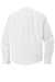 Port Authority S651 Mens SuperPro Wrinkle Resistant Long Sleeve Button Down Shirt w/ Pocket White Flat Back