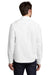 Port Authority S651 Mens SuperPro Wrinkle Resistant Long Sleeve Button Down Shirt w/ Pocket White Model Back