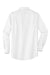 Port Authority S661 Mens SuperPro Oxford Wrinkle Resistant Long Sleeve Button Down Shirt White Flat Back