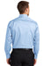 Port Authority S663/TS663 Mens SuperPro Wrinkle Resistant Long Sleeve Button Down Shirt w/ Pocket Cloud Blue Model Back