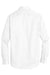 Port Authority S663/TS663 Mens SuperPro Wrinkle Resistant Long Sleeve Button Down Shirt w/ Pocket White Flat Back