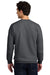 Gildan SF000 Mens Softstyle Crewneck Sweatshirt Heather Dark Grey Model Back