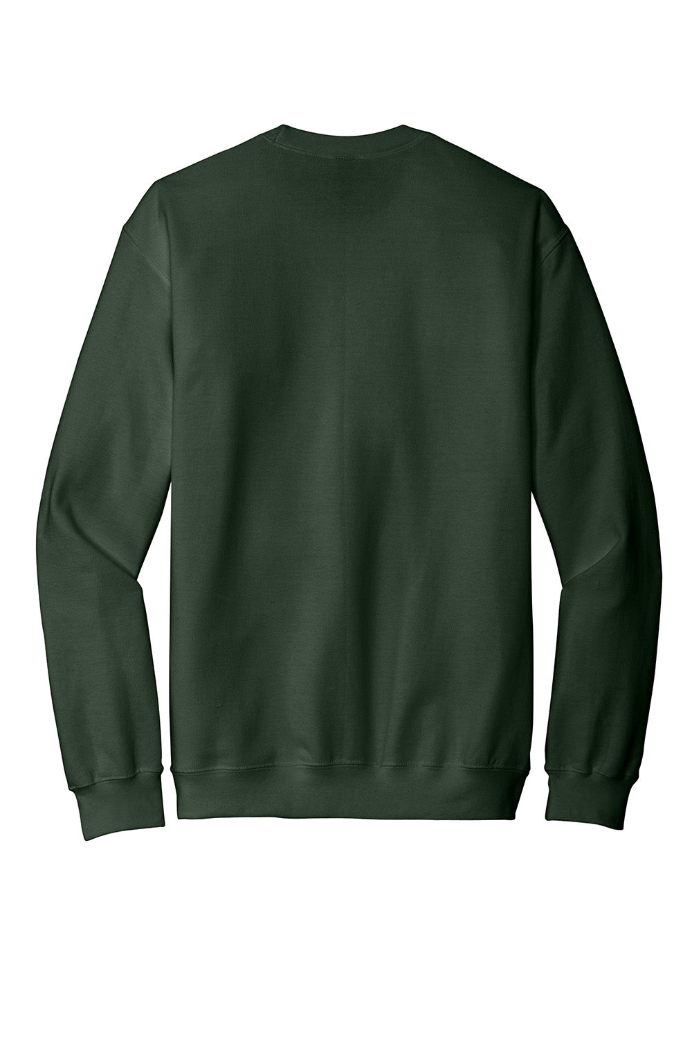 Gildan SF000 Mens Softstyle Crewneck Sweatshirt Forest Green Flat Back