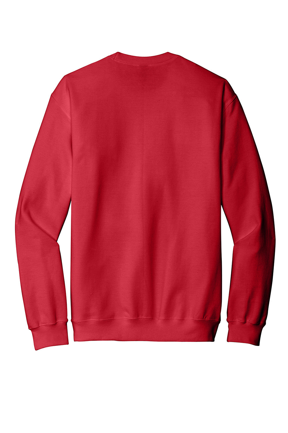 Gildan SF000 Mens Softstyle Crewneck Sweatshirt Red Flat Back