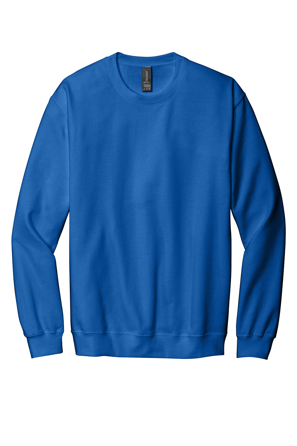 Gildan SF000 Mens Softstyle Crewneck Sweatshirt Royal Blue Flat Front