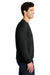 Gildan SF000 Mens Softstyle Crewneck Sweatshirt Black Model Side