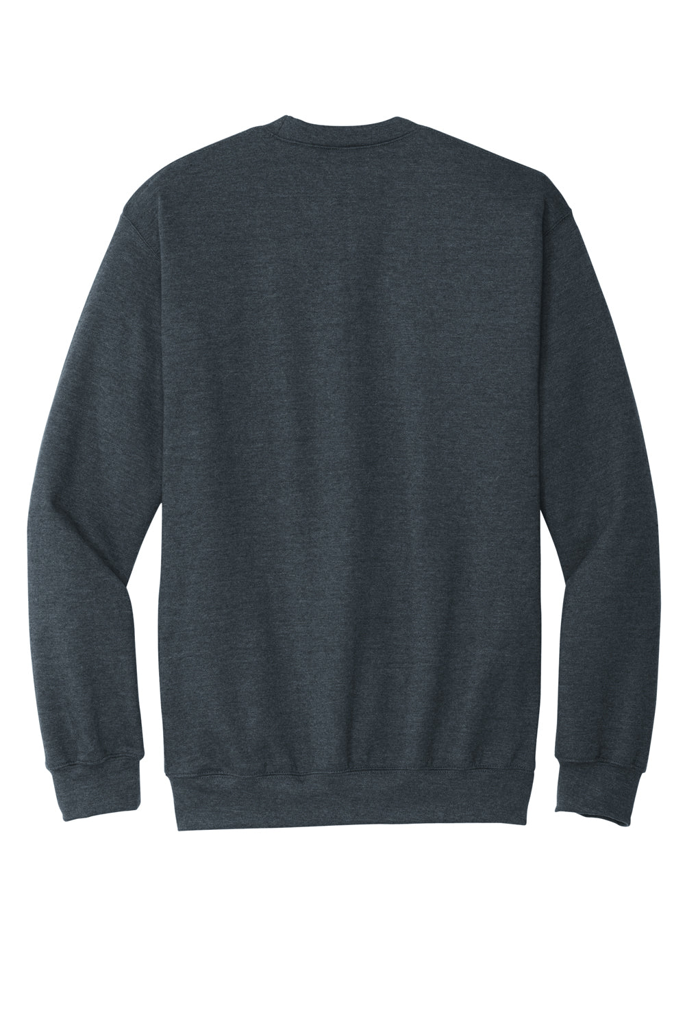 Gildan SF000 Mens Softstyle Crewneck Sweatshirt Heather Dark Grey Flat Back