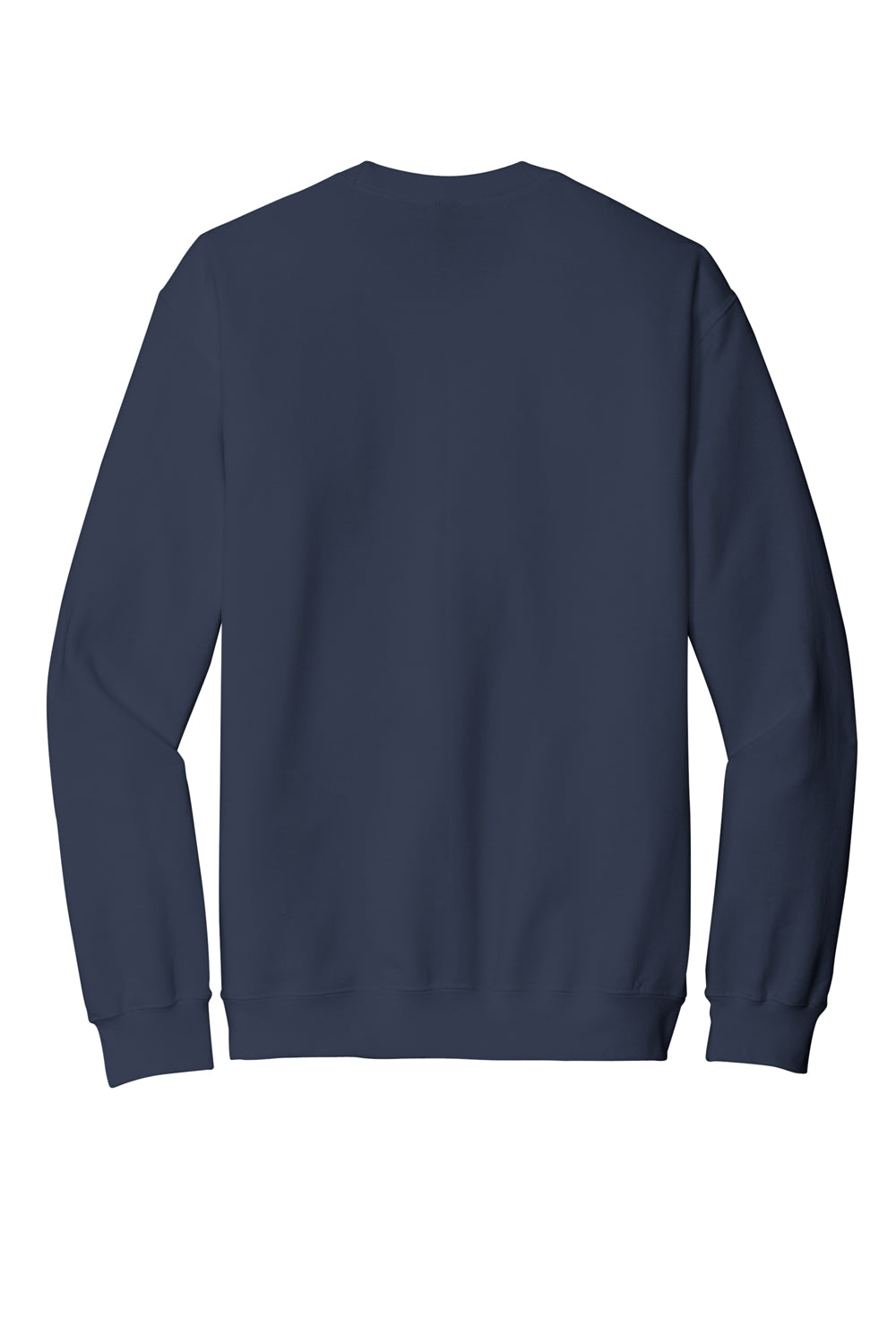 Gildan SF000 Mens Softstyle Crewneck Sweatshirt Navy Blue Flat Back