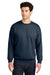 Gildan SF000 Mens Softstyle Crewneck Sweatshirt Navy Blue Model Front