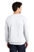 Gildan SF000 Mens Softstyle Crewneck Sweatshirt White Model Back